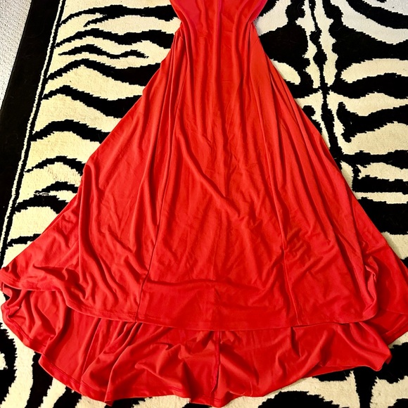 Express strapless orange dress! - Picture 4 of 5